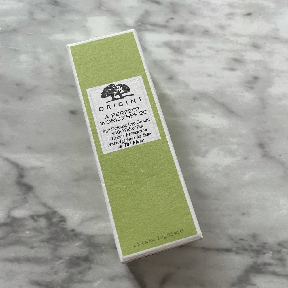 Origins age defense eye cream with white tea